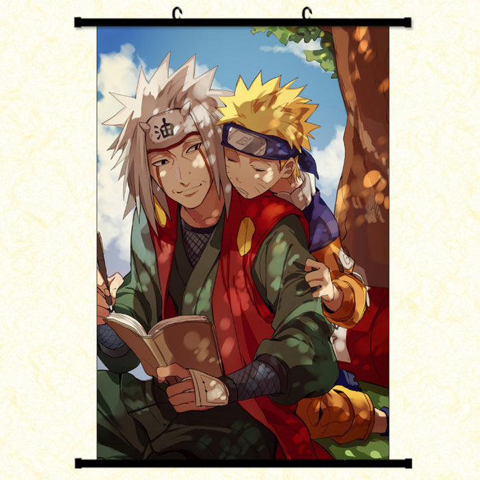 Wall Scroll - Naruto Naruto & Jiraiya