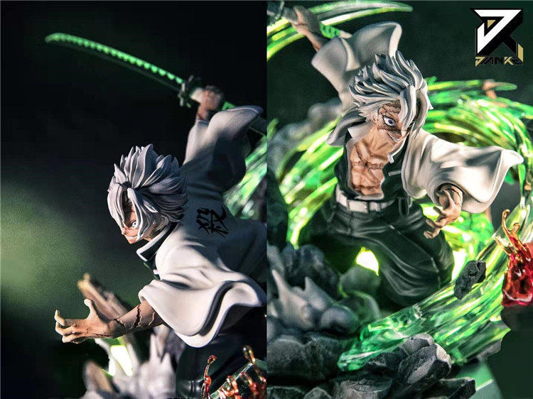 GK Garage Kit Resin Figure JK Studio Demon Slayer Shinazugawa Sanemi GK Resin Painted LED Model Statue