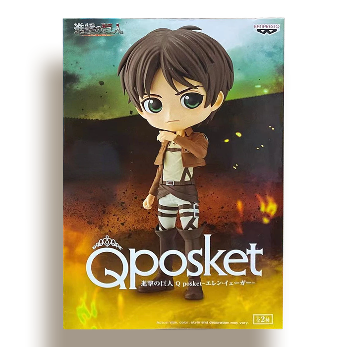 BANDAI BANPRESTO Attack on Titan Q Posket Eren Yeager (Ver.B) FIGURE