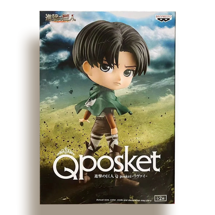 BANDAI BANPRESTO Attack on Titan Q Posket Levi (Ver.A) FIGURE