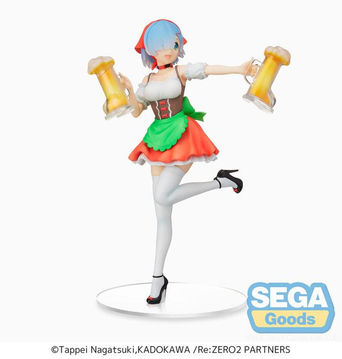 SEGA - Re:Zero Starting Life in Another World Rem Oktoberfest Ver. Super Premium Figure