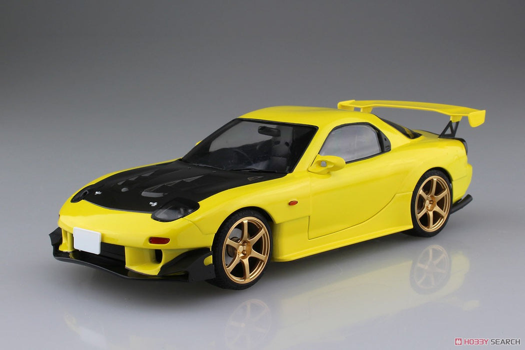 Keisuke Takahashi FD3S RX-7 Project D Specifications Initial D No.8 - Aoshima 1/24  figure