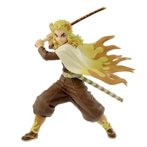 Banpresto - Demon Slayer: Kimetsu No Yaiba Vibration Stars Kyojuro Rengoku Sepia Colour (Ver A.) Figure