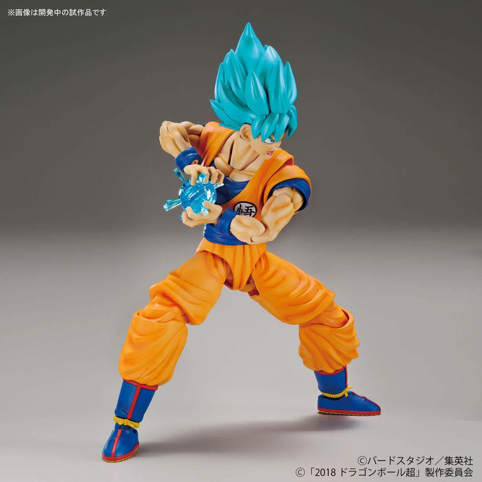 Figure Rise SSGSS Son Goku Figure (SS-Blue)- Special Color - Model Kit