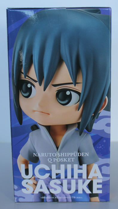 BANDAI BANPRESTO Naruto Shippuden Q Posket Uchiha Sasuke Version A FIGURE