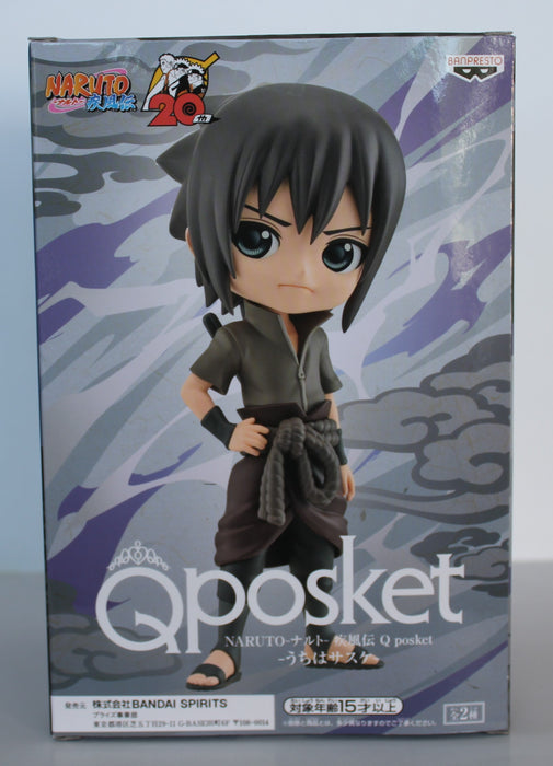 BANDAI BANPRESTO Naruto Shippuden Q Posket Uchiha Sasuke Version B FIGURE