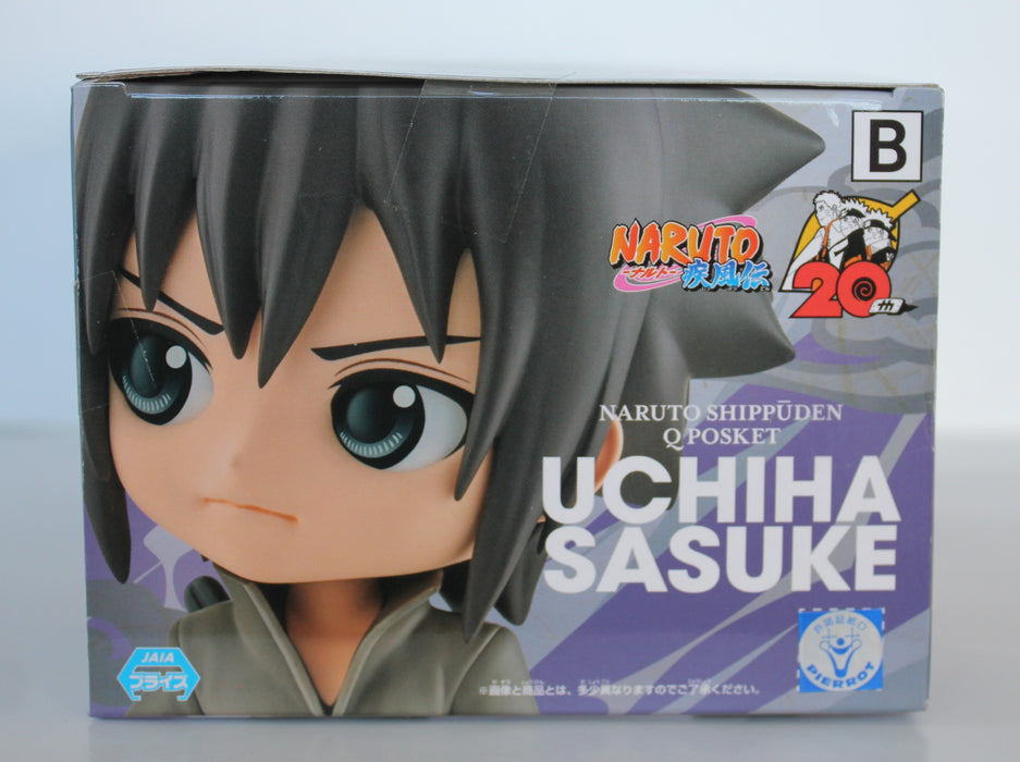 BANDAI BANPRESTO Naruto Shippuden Q Posket Uchiha Sasuke Version B FIGURE