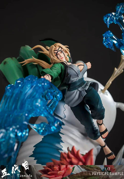 GK Garage Kit Resin Figure Clouds Studio Naruto Fifth Hokage Tsunade Scale 1/7