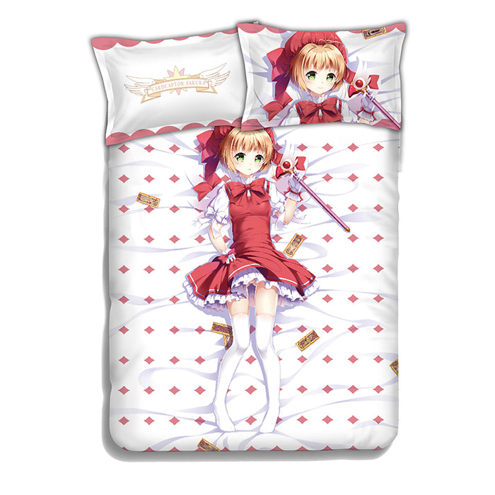 Card Captors Sakura - Anime 4pc Duvet Bedding Set