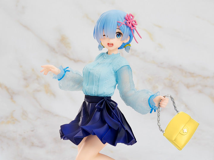 TAITO Re: Zero Starting Life in Another World Rem Figure OUTFIT TO GO OUT VER,