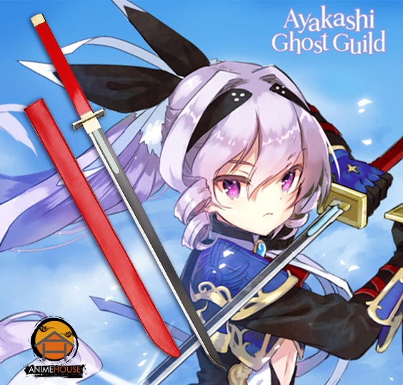 metal sword ayakashi ghost guild logo sword 592c