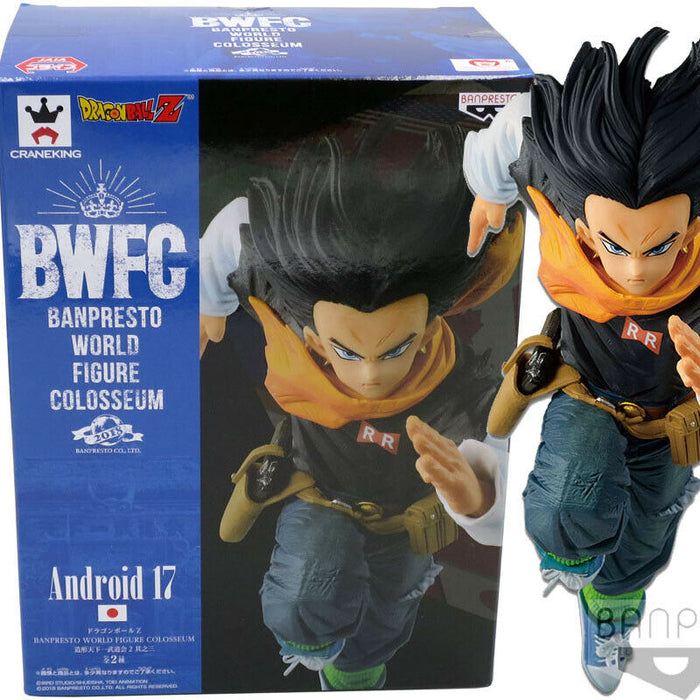 Banpresto Dragon Ball Z Android 17 2set BWFC World Figure Colosseum