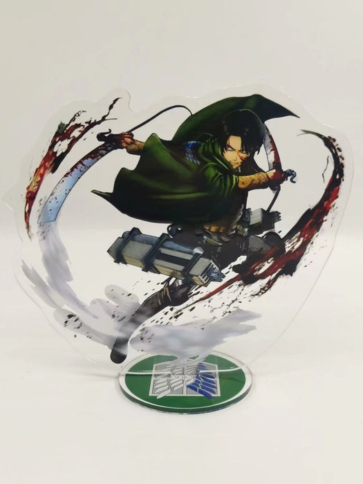 Attack on Titan Double-Sided Acrylic Model Desk Decoration - Levi