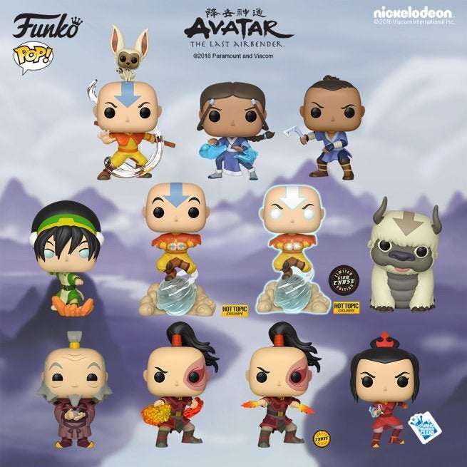 Funko Pop Avatar the last airbender - Aang on airscooter!  Special Edition