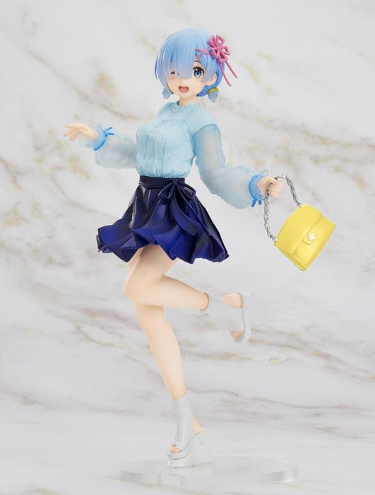 TAITO Re: Zero Starting Life in Another World Rem Figure OUTFIT TO GO OUT VER,