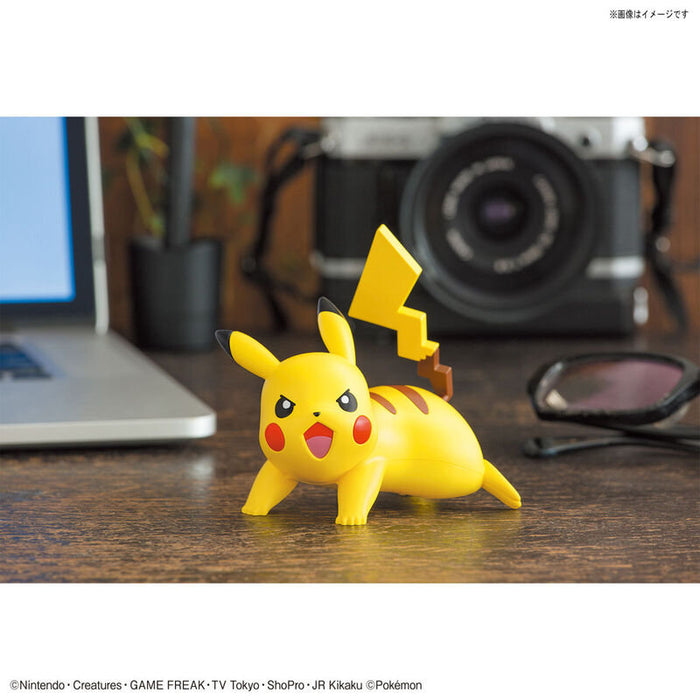 BANDAI POKEMON MODEL KIT QUICK!  Pikachu Battle Pose Model Kit