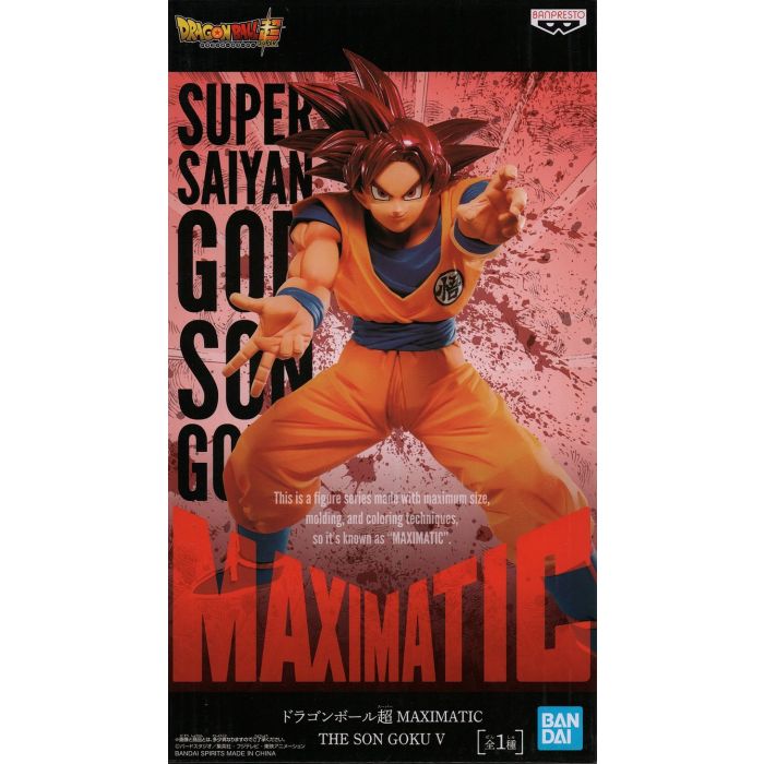 bandai banpresto Dragon Ball Super Maximatic Super Saiyan God Goku V