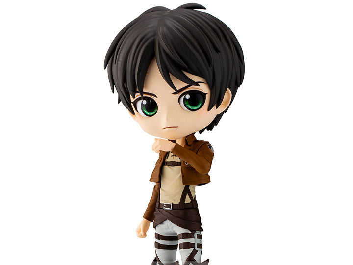 BANDAI BANPRESTO Attack on Titan Q Posket Eren Yeager (Ver.A) FIGURE