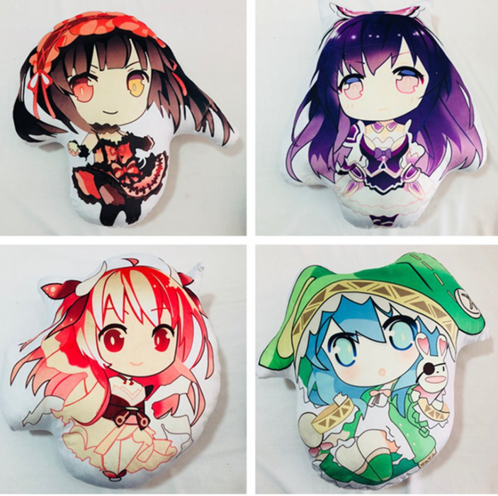 DATE A LIVE PLUSH TOY DOLL STUFFED CUSHION PILLOW