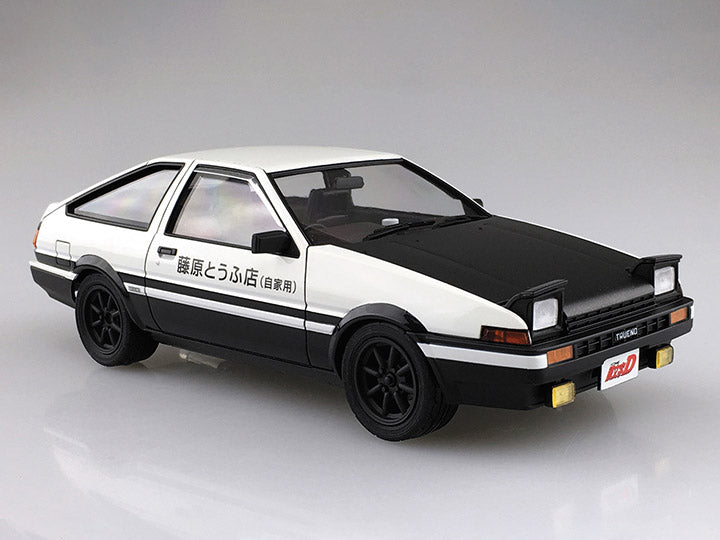 AOSHIMA Initial D Pre-Painted Takumi Fujiwara's AE86 Toyota Trueno 1/24 Scale Model Kit