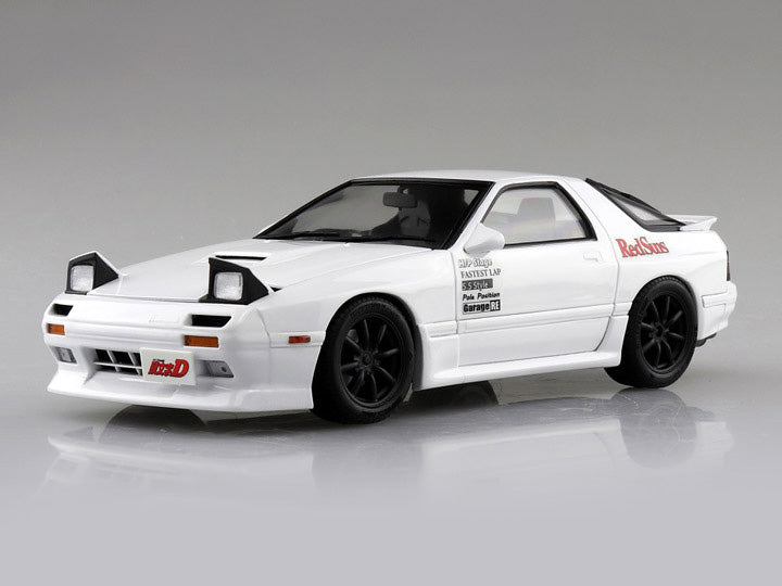 AOSHIMA Initial D Keisuke Takahashi's FC3S RX-7 (Akagi Battle Ver.) 1/24 Scale pre-painted Model Kit