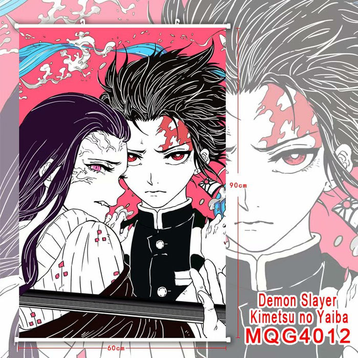 PREMIUM WALL SCROLL - DEMON SLAYER Tanjiro & Nezuko