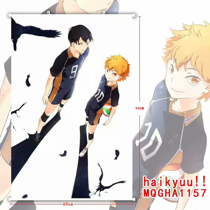 PREMIUM WALL SCROLL - HAIKYU Shoyo Hinata & Tobio Kageyama