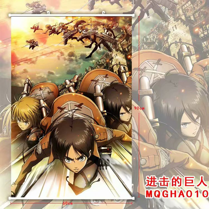 PREMIUM WALL SCROLL - ATTACK ON TITAN