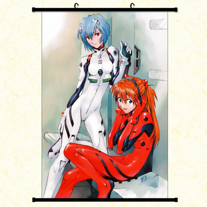 Wall Scroll - Evangelion Asuka Langley Soryu & Rei Ayanami