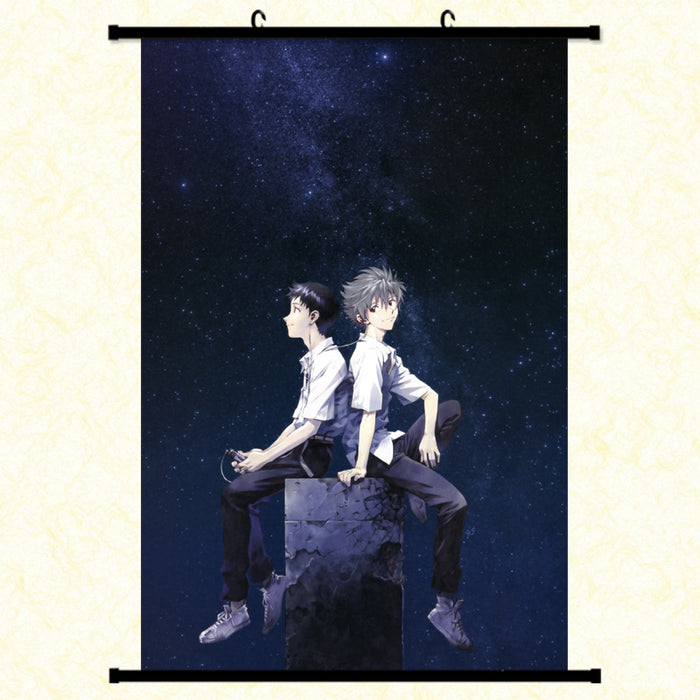 Wall Scroll - Evangelion Shinji Ikari & Kaworu Nagisa