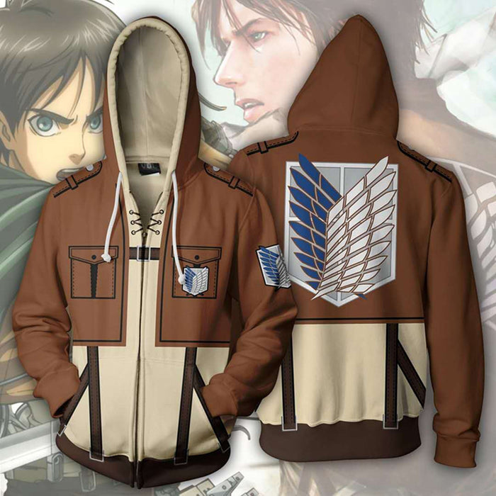 ATTACK ON TITAN UNIFORM HOODIE JUMPER CLOTHES