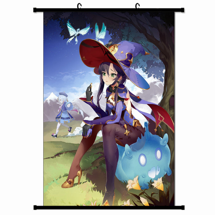 Wall Scroll - Genshin Impact Mona