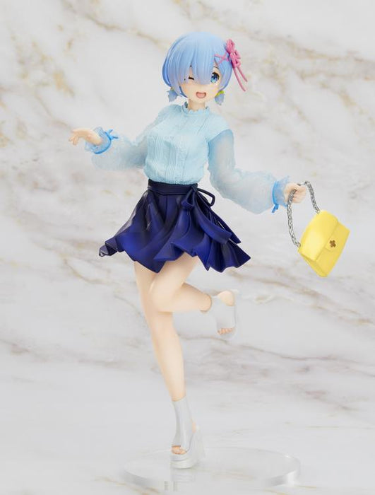 TAITO Re: Zero Starting Life in Another World Rem Figure OUTFIT TO GO OUT VER,