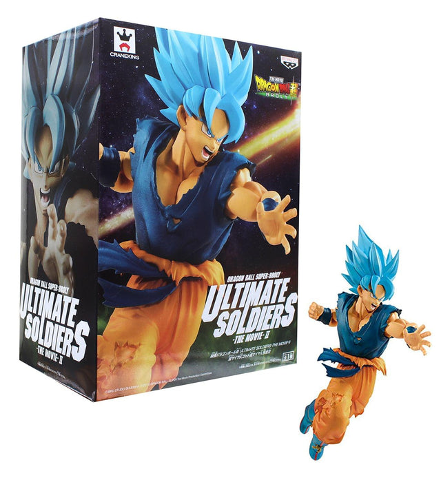 BANDAI BANPRESTO Dragon Ball Super: Broly Ultimate Soldiers (The Movie) Vol. 2 Super Saiyan Blue Goku