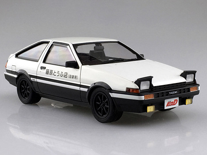 AOSHIMA Initial D Takumi Fujwara's AE86 Toyota Trueno (Comics Volume 1 Ver.) 1/24 Scale Model Kit