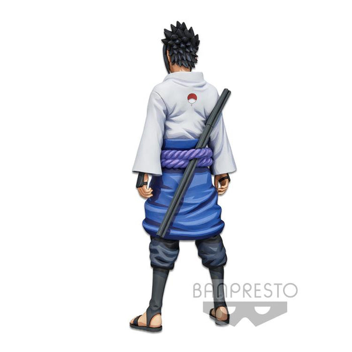 BANDAI BANPRESTO Naruto: Shippuden Grandista Manga Dimensions Sasuke Uchiha FIGURE