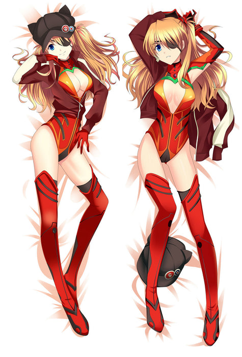 Evangelion Asuka Dakimakura HUGGING PEACH SKIN BODY PILLOW (E6)