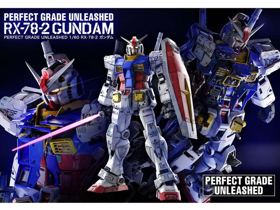 Gundam BANDAI SPIRITS  PG Unleashed 1/60 RX-78-2 Gundam Model Kit