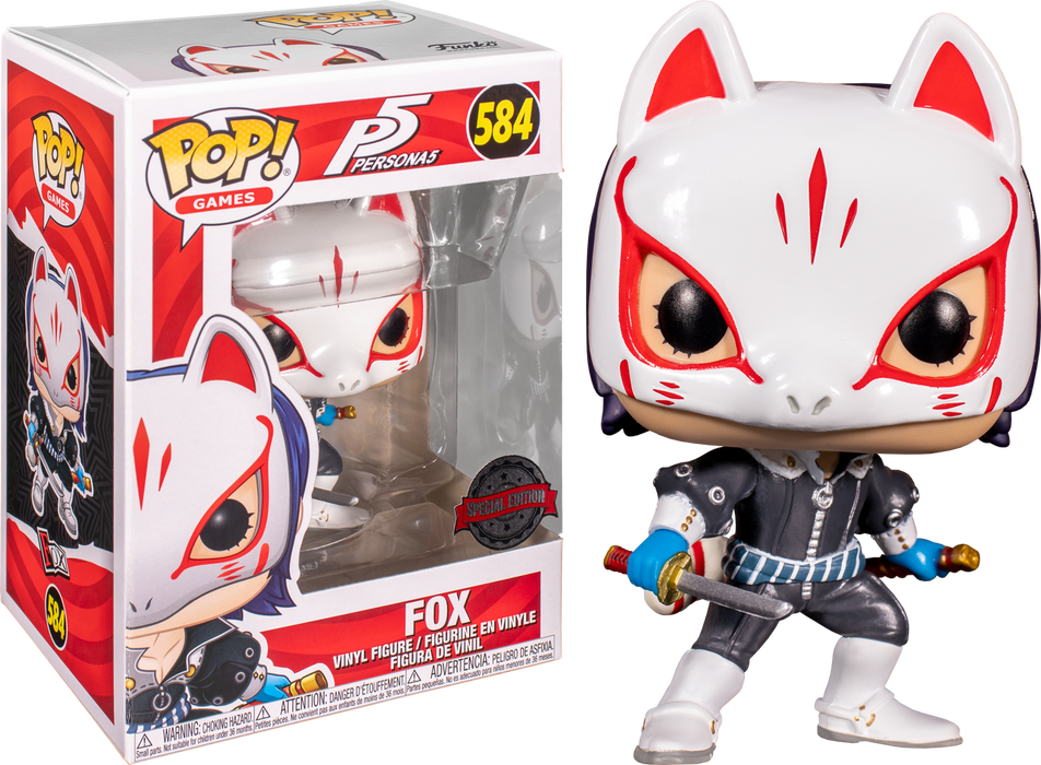 Funko Pop Persona 5 - Fox Pop! RS Figure Special Edition Figure