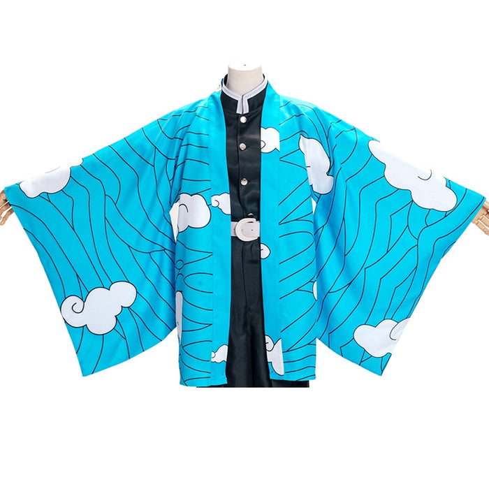 Demon Slayer: Kimetsu no Yaiba Kimono Men Women 3D Print Samurai Kimono Cosplay costume Haori Coat