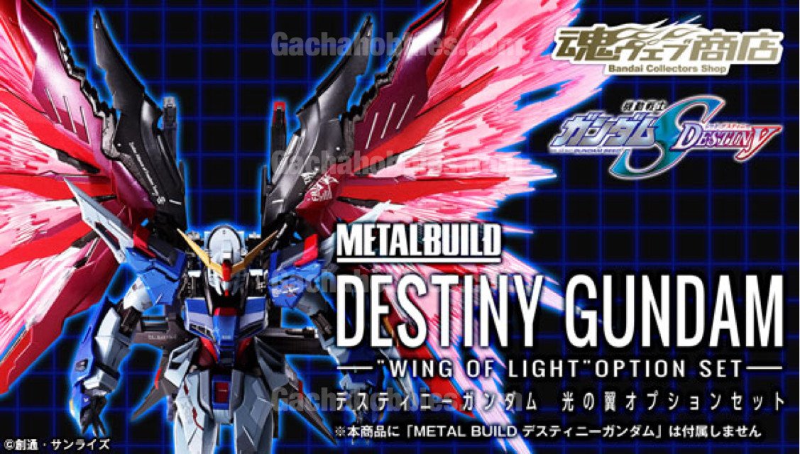 PRE-ORDER Metal Build Destiny Gundam - Wing of Light Option Limited Set