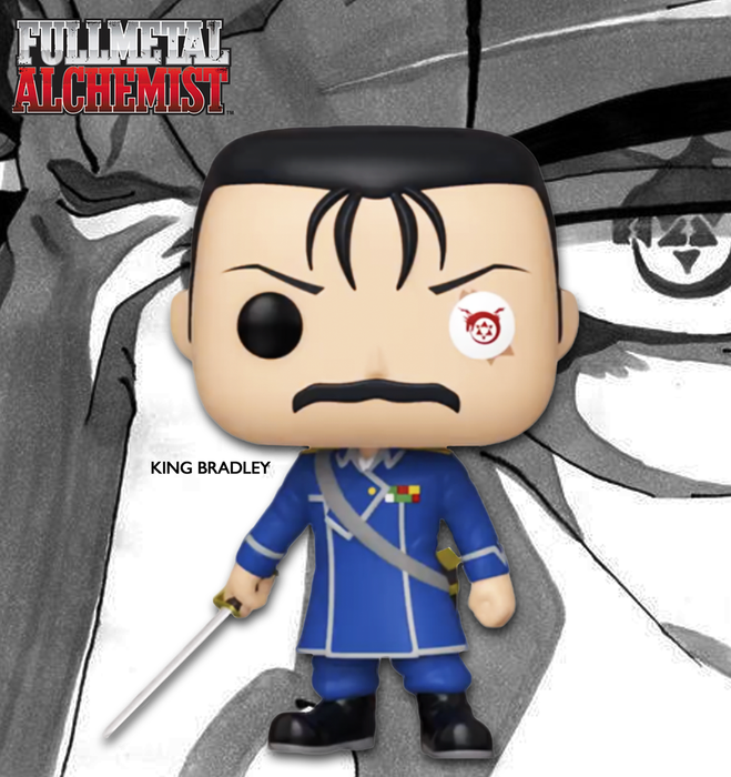 Funko POP Chase ! Full Metal Alchemist - King Bradley #733 Figure (Exclusive Chase)