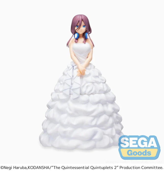 SEGA The Quintessential Quintuplets Season 2: Miku Nakano (Bride Version) SPM Figure