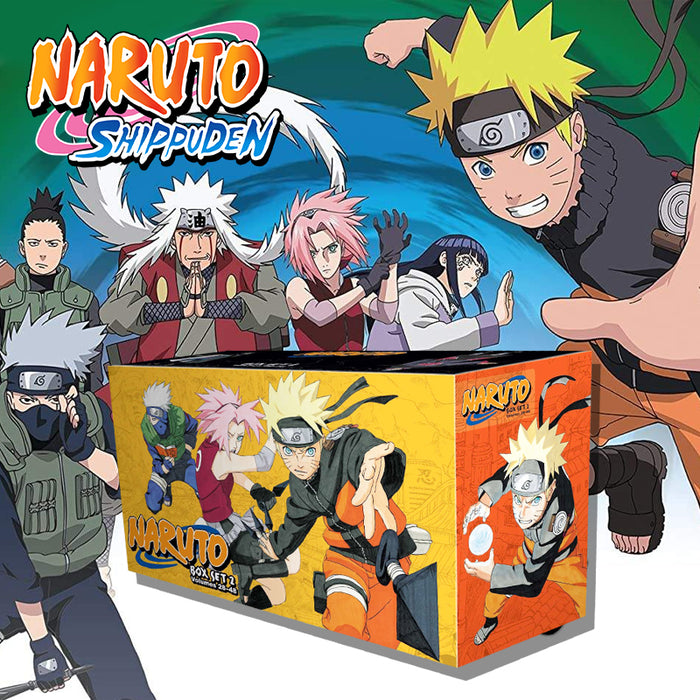 Naruto Box Set 2: Volumes 28-48 with Premium manga books set