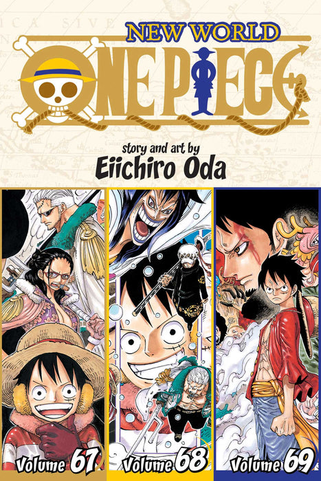 One Piece Omnibus (3 in 1) Edition Manga Book