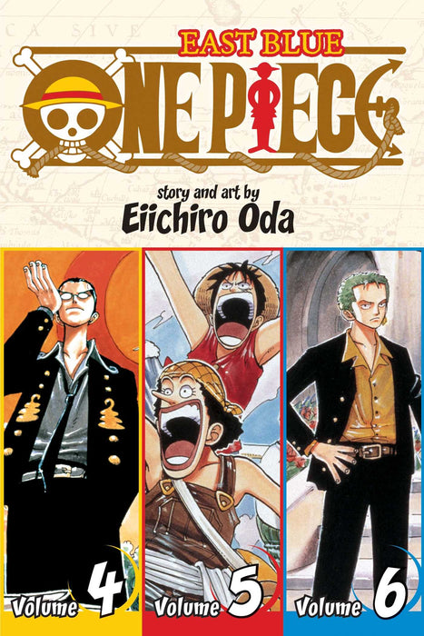 One Piece Omnibus (3 in 1) Edition Manga Book