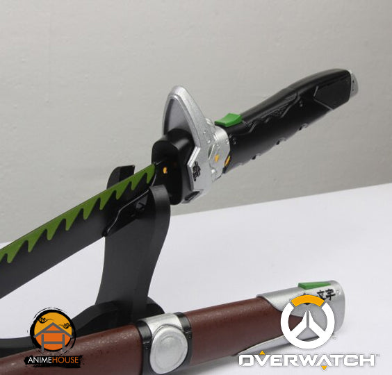 Overwatch Katana Genji Metal Sword  Dragonblade Cybernetic Warrior Steel Replica OW