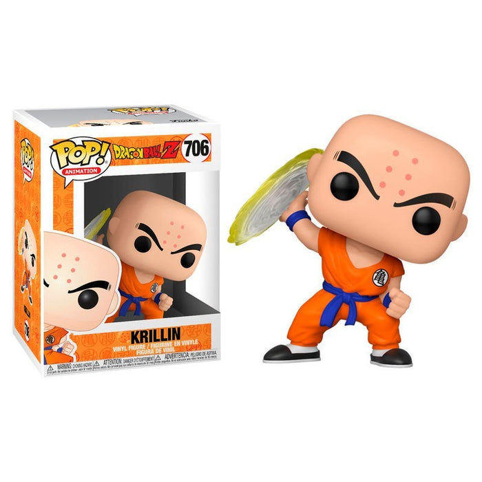 Funko Pop Dragon Ball Z 706 - Krillin w/Destructo Disc Pop! Figure