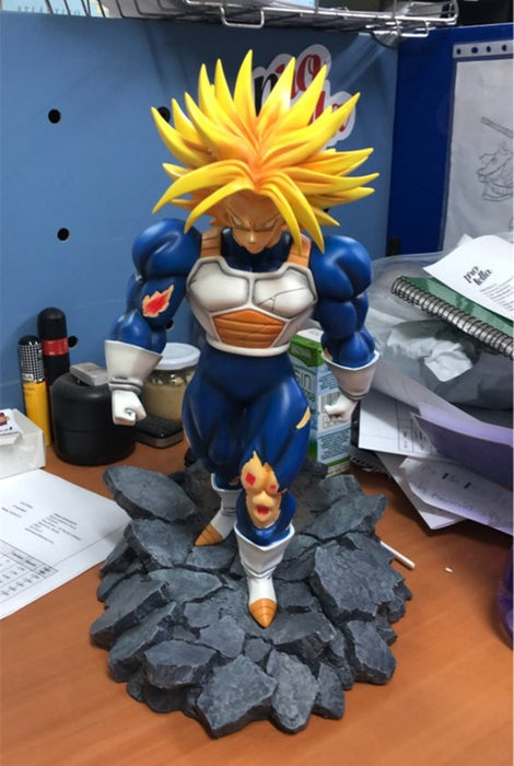 Resin Figure - Dragon Ball Z Super Saiyan Third Grade Future Trunks Combat version GK Action Figure Resin Statue Collection model