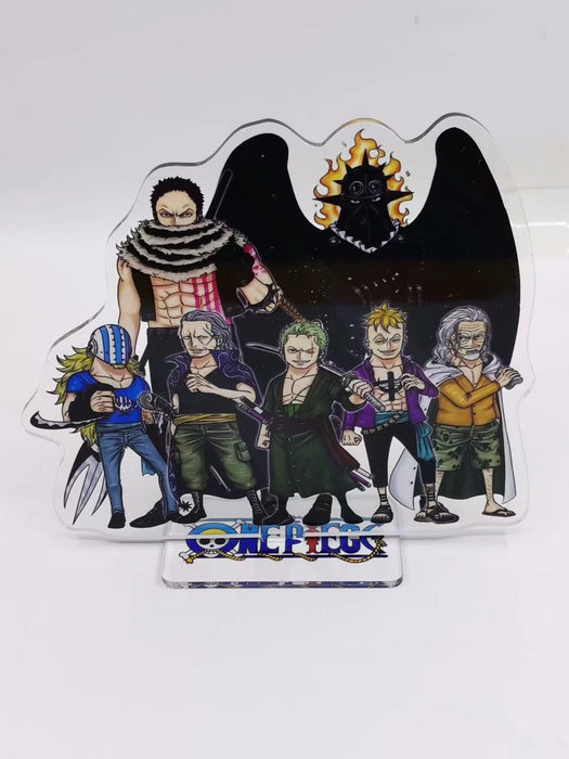 One Piece Double-sided Laser Acrylic Model Desk Decoration